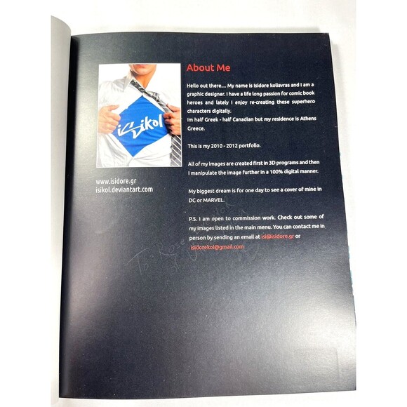 The Digital ART Of iSikol Hardcover 2010-2012 Art Portfolio Book - Picture 8 of 13